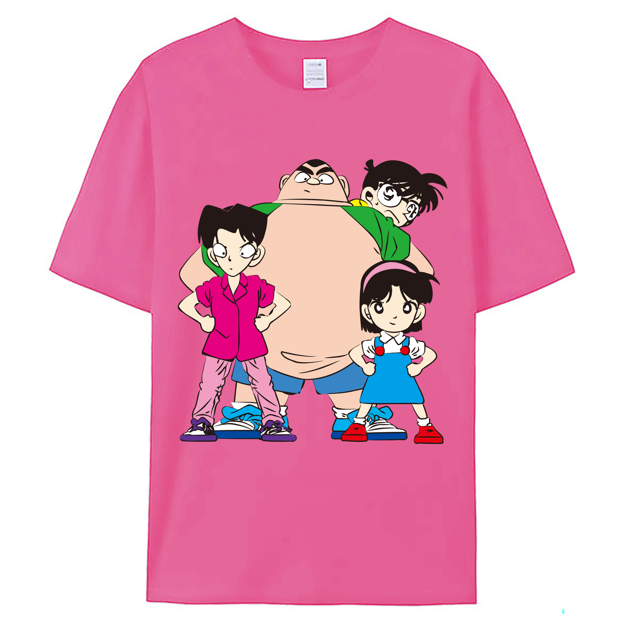 （画像用） 名探偵コナン Detective Conan レディースカジュアルプリントTシャツ（綿100％）